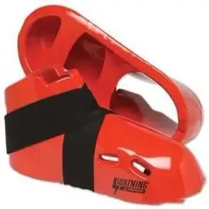 프로포스 라이트닝 킥스 스파링 슈즈 / 풋기어 - 빨간색 사이즈 9-10 라지