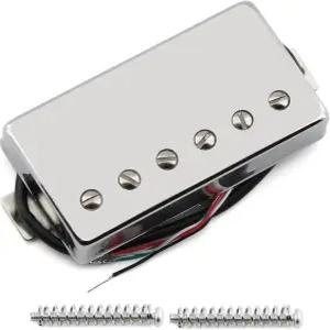 플뢰르 알니코 5 기타 험버커 픽업 4-와이어 14-15K 브리지 크롬 핏 LP 부품