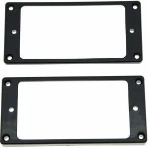 도프로 세트 플라스틱 험버커 픽업 링 장착 프레임 곡선 하단 3 5 목 7 9 브리지 블랙