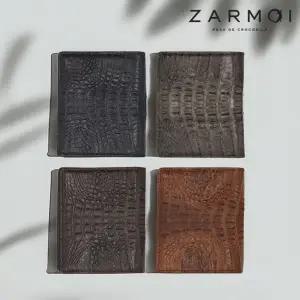 잘모이 카이만 남성 악어가죽 중지갑 ZA 002 남자악어지갑