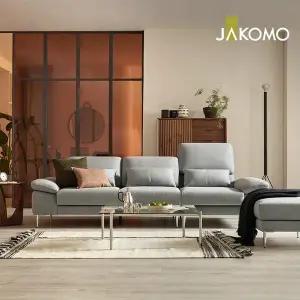 [신세계라이브쇼핑][자코모][장기무이자][스툴증정] 데니아 하이 3.5인 기능성 젠위브 패브릭 소파+스툴...