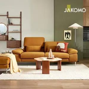 [신세계라이브쇼핑][자코모][장기무이자][스툴증정] 데니아 하이 3인 기능성 젠위브 패브릭 소파+스툴+...