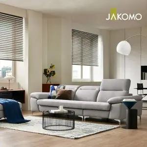 [신세계라이브쇼핑][자코모][장기무이자] 대디 3.5인 기능성 데이위브 패브릭 소파+스툴