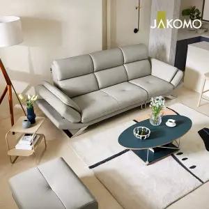 [신세계라이브쇼핑][자코모][장기무이자][스툴증정] 로베 3.5인 기능성 럭스 통가죽 천연면피 소가죽 소...