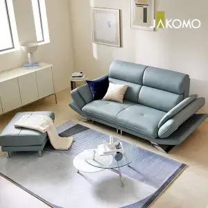 [신세계라이브쇼핑][자코모][장기무이자][스툴증정] 로베 3인 기능성 럭스 통가죽 천연면피 소가죽 소파...