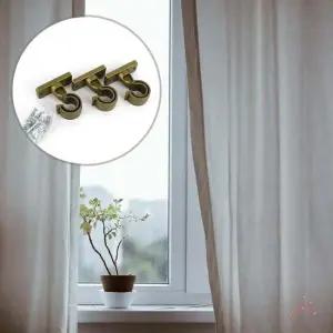 커튼봉고리 옛날 커튼 브라켓 색상랜덤 커튼봉고리