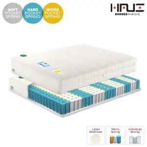 트리플 마이크로업9S 라텍스탑 9존 독립매트리스 K