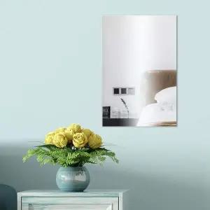 직사각 부착식 아크릴벽거울 욕실거울 20cmX30cm