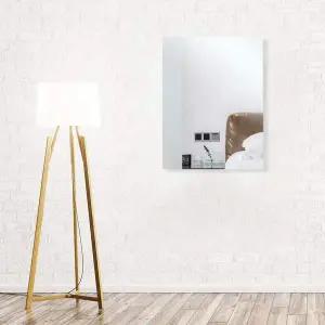 직사각 아크릴벽거울 욕실거울 부착식 40x60cm