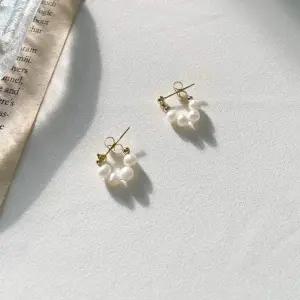 진주 심플 귀걸이 체인