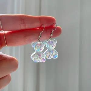 귀걸이 테디베어 곰돌이 오로라