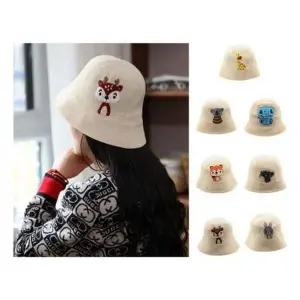 DIY 헤드메이드 핸드 버킷햇 프랑스 자수모자 자수 모