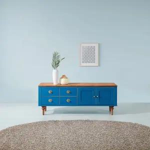 아시안데코 피콜리노 북유럽 원목 보블루 거실장 TV다이 방문설치