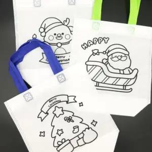 크리스마스 DIY 부직포 가방 3종세트