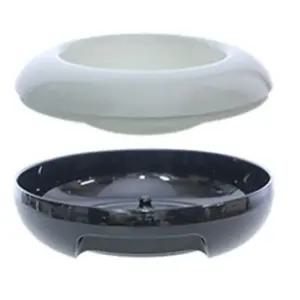 강아지 밥그릇 고양이 식기 애견 물그릇 블랙화이트 M