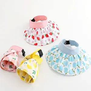 준캡 유아 아동 어린이 과일버클돌돌이썬캡 봄 여름 가을   챙모자 귀여운모자