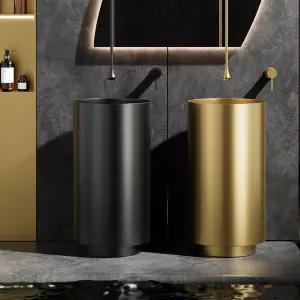 인테리어세면대 럭셔리 호텔 원통형 욕실 화장실