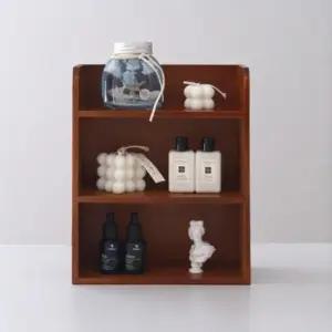 [SBD] 3단 나무선반 원목선반 정리 미니선반 빈티지 원목 선반