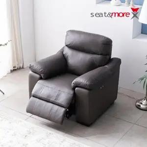 [시트앤모어]시저 1인용 리클라이너 소파(딤그레이)