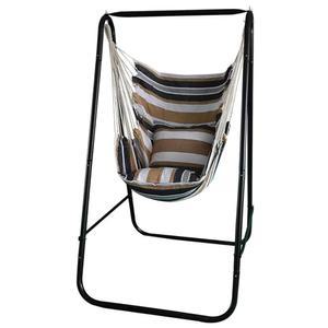 스탠드가 있는 해먹 의자 내후성 걸이식 DS 최대 450파운드 스탠드 포함 그네