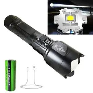 LED손전등 충전식 야외 줌 LED 서치 해루질 랜턴 손전등 후레쉬