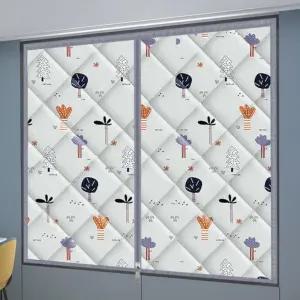 붙이는 방한 커튼 보온 추위 방풍 벨크로 외풍차단 찍찍이 암막 방음 우풍