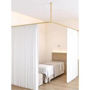 거실 홀딩도어 가림막천 바람 가리개 패브릭가리개 천 침실 주방 우풍 핑크레니 직선형 차단