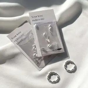 오발 실버 은볼 반지 DIY 만들기 키트 925 은 비즈 링 실버반지