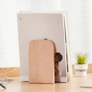 원목 북엔트 L자형 책꽂이 책정리 2P세트 L형 도서관용