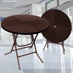 접이식 월넛 원형 야외테이블/포장마차 편의점 포차 캠핑