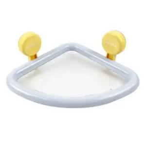 [SBD] 코너선반 욕실 흡착 블루 파스텔