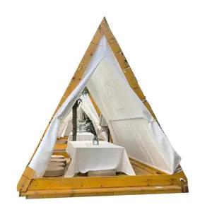 글램핑 오두막 정자 파고라 야외 정원 부스 탑 캠핑