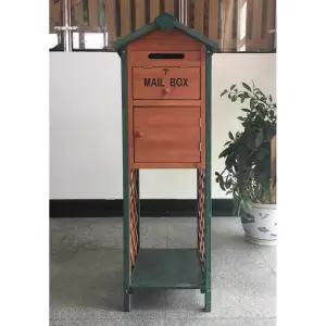 스탠드 우편함 주택 야외 전원주택 편지함 북유럽