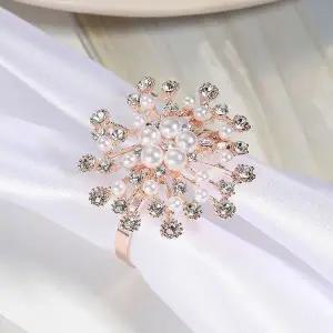 테이블 냅킨링 크리스마스 테이블장식 홈파티용품4개