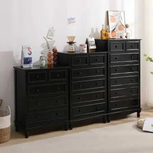 엔틱서랍장 블랙서랍장 침실수납장 북유럽 유럽풍