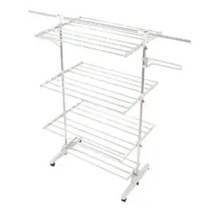 빨랫대 두꺼운 스텐파이프 기숙사 대용량 빨래건조대