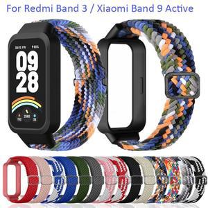 Redmi Band 3 / Xiaomi 9 용 나일론 시계 스트랩 액티브 메탈 버클 밴드 correa Watchbands 팔찌