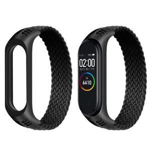 미밴드 7 8 6 5 NFC 시계용 나일론 스트랩, 브레이디드 팔찌, 미밴드8-7 신형 손목밴드, 샤오미 4 8용 코레