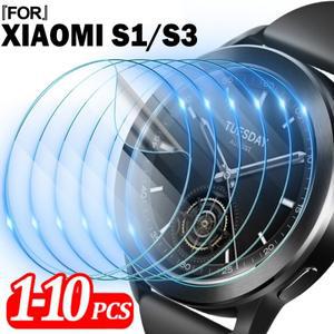 Xiaomi Watch S1 용 1-10PCS 하이드로 겔 필름 S3/S1 액티브 S3 화면 보호기 소프트 SmartWatch 유리가 아