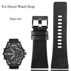 디젤 시계용 고급  가죽 밴드, 프라이데이 시리즈, Dz4323 Dz4318 방수 스트랩, 24mm, 30mm, 32mm