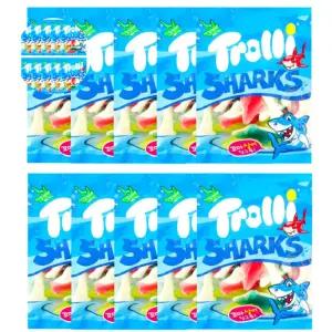 트롤리 상어모양 젤리 100g 10개