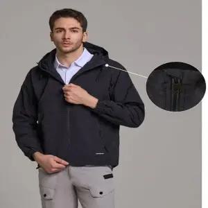 남성용 스포츠 스트링 후드 바람막이 고프코어 골프 테니스복