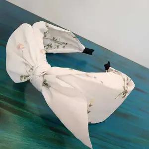 넓은 머리띠 반다나 리본터번