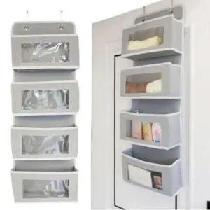 ( )속옷 정리함 바구니 원룸 무타공 수납 문걸이 수납함 선반 속옷정리함 벽걸이 수납 깔끔 용품 장난감바