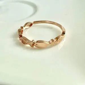 이음 물고기 반지 18k 골드 9호