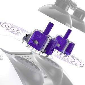 PS5 컨트롤러용 익스트림레이트 eXhall 디지털 보정 홀 효과 엄지스틱 키트, FPC 보드가 있는 교체용 3D 조이스틱 아날로그 스틱 센서 모듈 키트 - Purple 120gf