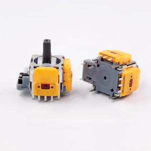 소니 PS5 아날로그 센서 포텐셜미터 색상 노란색을 위한 2PCS 홀 효과 3D 조이스틱 모듈 교체