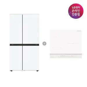 LG 디오스 AI 오브제컬렉션 냉장고 (양문형) + LG 디오스 인덕션 (S836MQQ012 + BEI3QKHLOE)