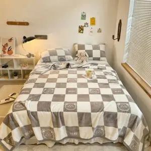 겨울 소파 체크 담요 쇼파 무릎덮개 차박 극세사 낮잠이불 150x200cm