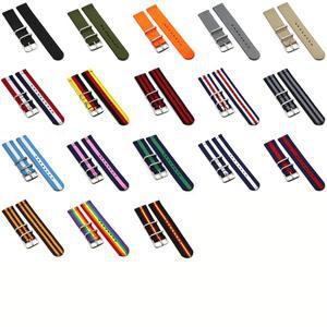 20mm 나일론 시계 스트랩 밴드 18mm 솔리드 컬러 벨트 smartwatch 용